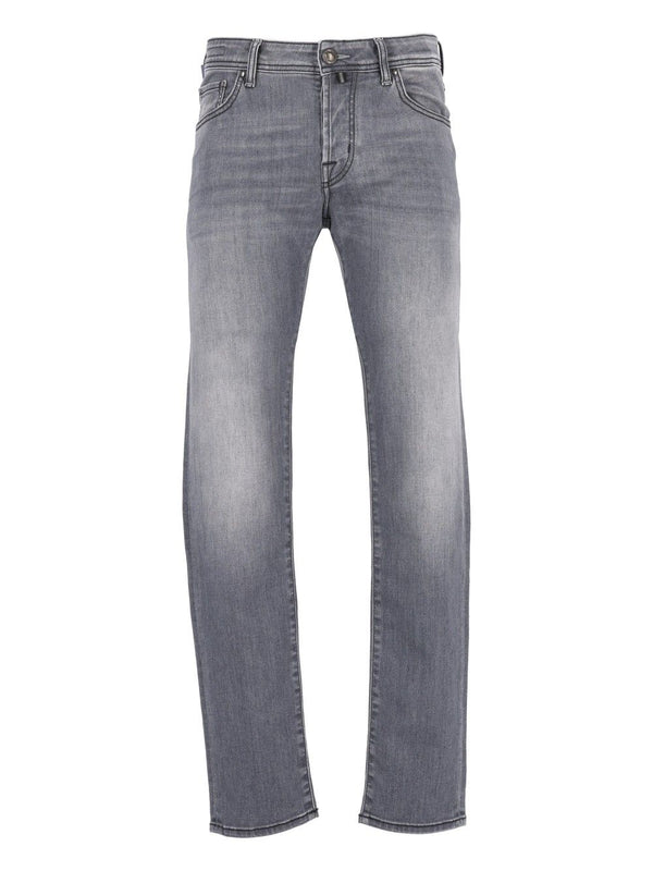 Pant 5 Pkt Super Slim Fit Nick 10,5 Oz Salpa Grigia 92 Cot 8 Elastan Jeans Grey