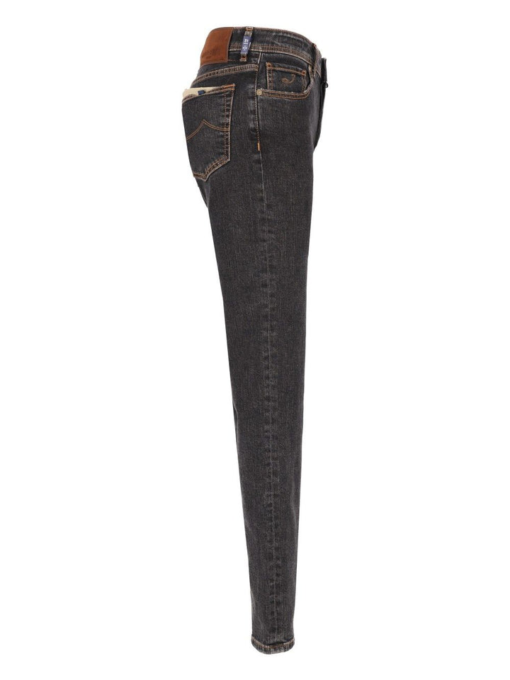 Jacob Cohen Pant 5 Pkt Slim Fit Bard  11 Oz Salpa Moro 99 Cot 1 Elastan Jeans - Grey | 20971da2723e04f82a7816e4de239ca4c72e8498