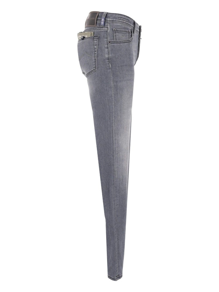 Jacob Cohen Pant 5 Pkt Super Slim Fit Nick  10,5 Oz Salpa Grigia 92 Cot 8 Elastan Jeans - Grey | 7a67f26bd5b2eb401d860164415038b0ce40afb7