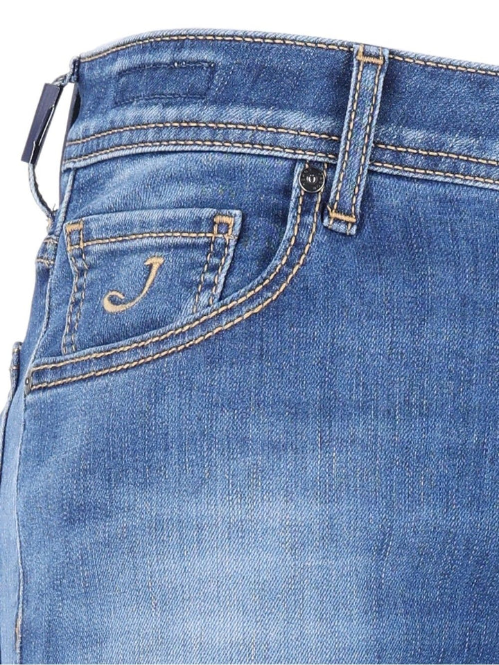 Jacob Cohen Pant 5 Pkt Super Slim Fit Nick  10 Oz Salpa Grigia 92 Cot 8 Elastan Jeans - Blu | a66b4b6dbaad777e7ded1bab97a20ca9497614da