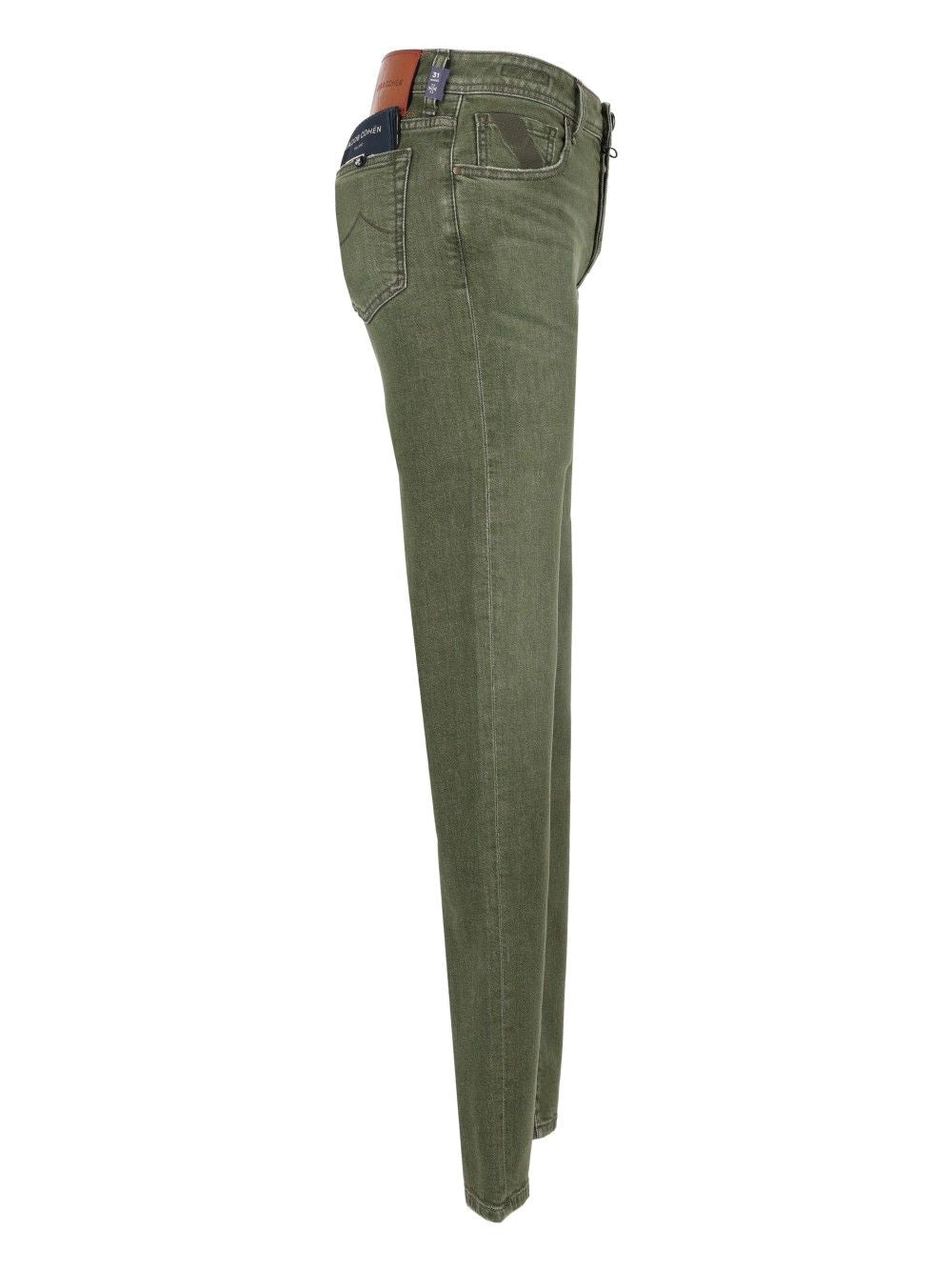 Jacob Cohen Pant 5 Pkt Slim Fit Bard  Salpa Tweed 99 Cot 1 Elastan Jeans - Bordeaux | 72298d829c5ed42a486a82202ec93b7e41608ab9
