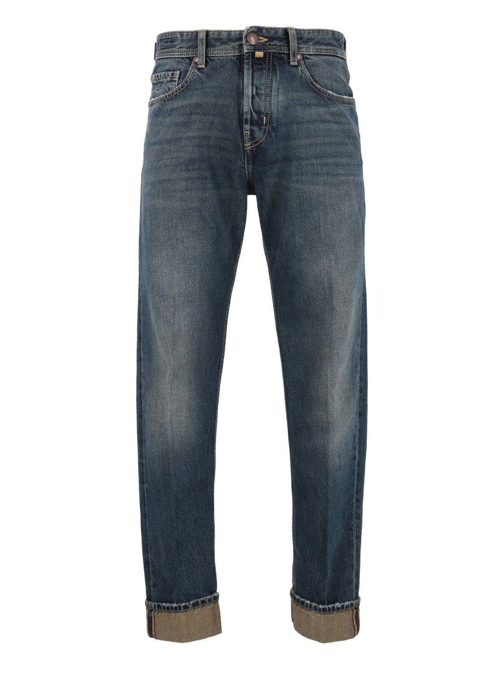 Jacob Cohen Pant 5pkt Cropped Tapered Leg Jude 13 Oz Salpa Beige 100 Cot Jeans - Blu | 77e16306b52f989d25d46fa2dce302887cf22792