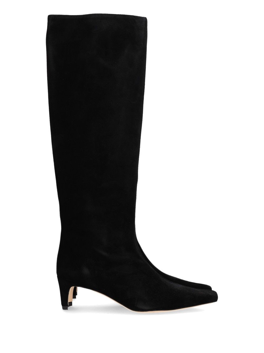 Staud Wally Boot Suede Boots - Nero | 8543183ae30bc08945df3ea825916620e1f3c80e