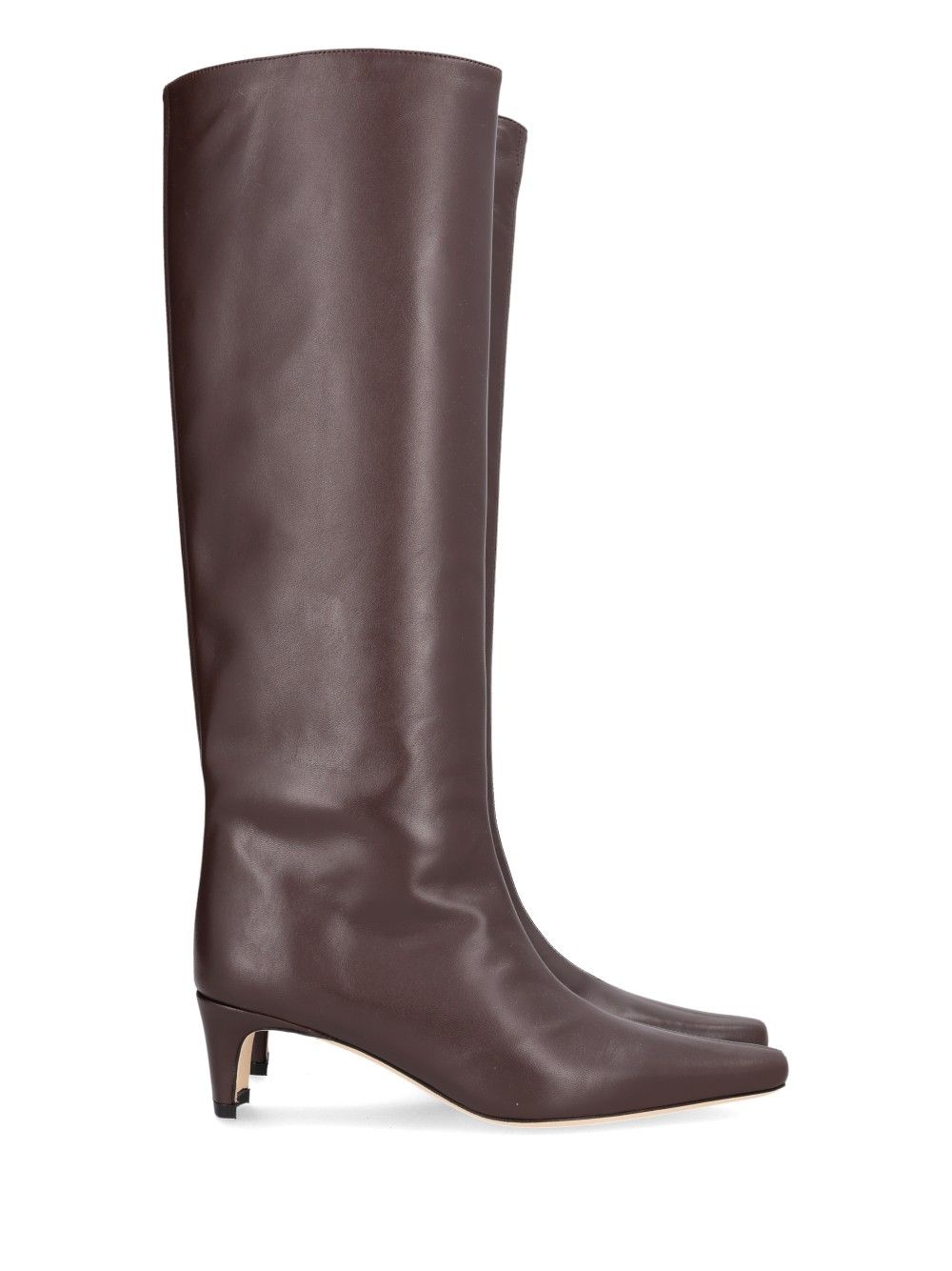 Staud Wally Boot Leather Boots - Marrone | 475c1671e01d87317edcbb7854f4547070d8b34d