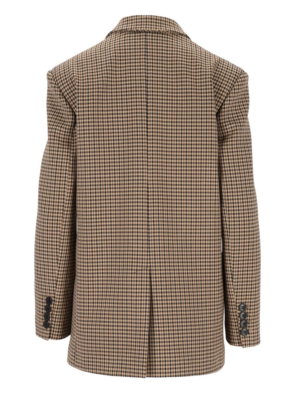 Al Duca D'Aosta Oversized Single-Breasted Blazer Giacche - Beige | 83d305cd2b84f18a79126631c809e31409d81eb6