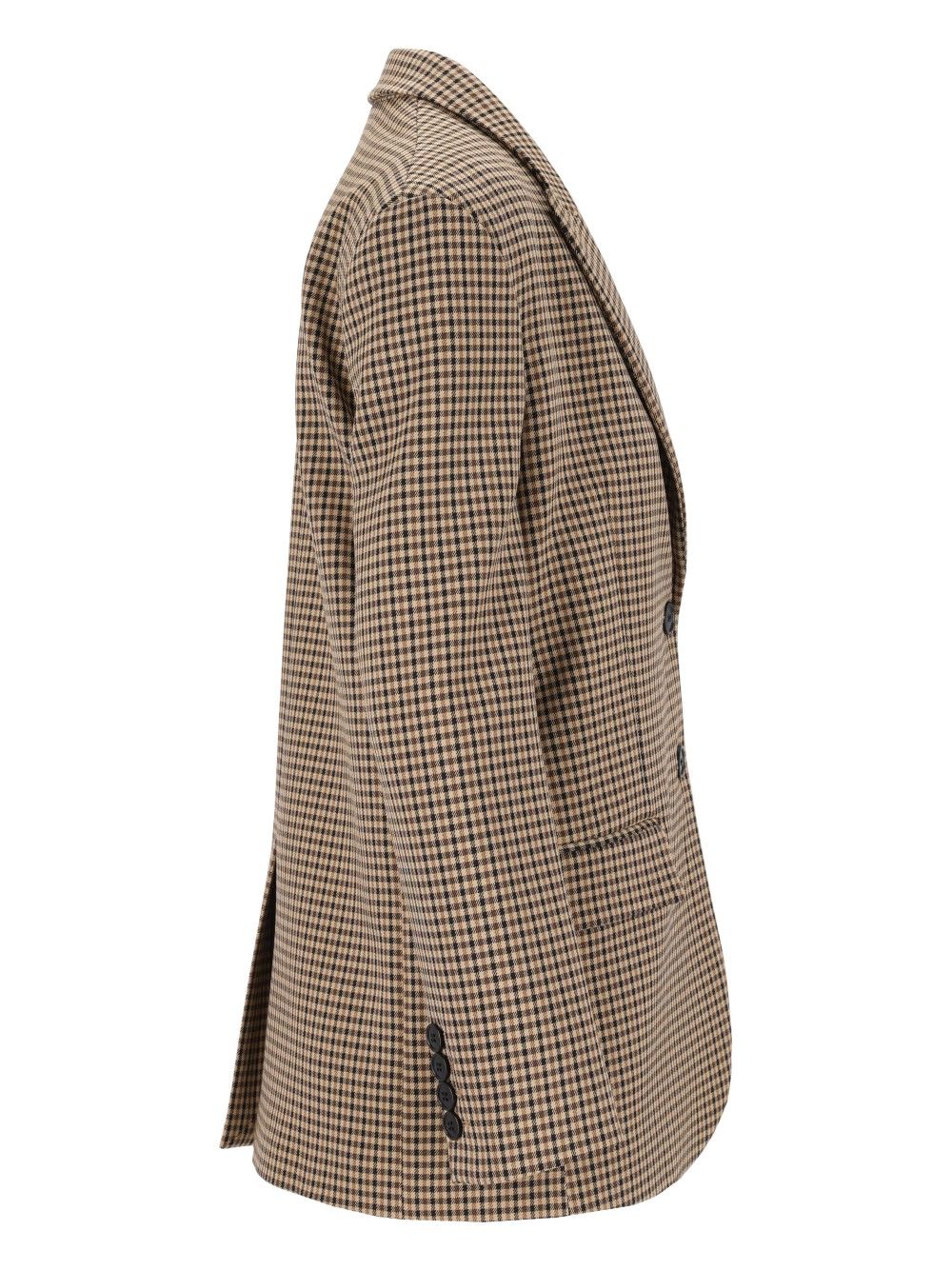 Al Duca D'Aosta Oversized Single-Breasted Blazer Giacche - Beige | d08c5236839062d07325b183f9a000215f3164f6