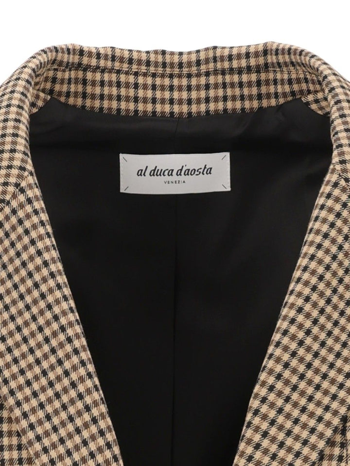 Al Duca D'Aosta Oversized Single-Breasted Blazer Giacche - Beige | 0791d4ba61eeea0bc63873731062e777dec67b0a