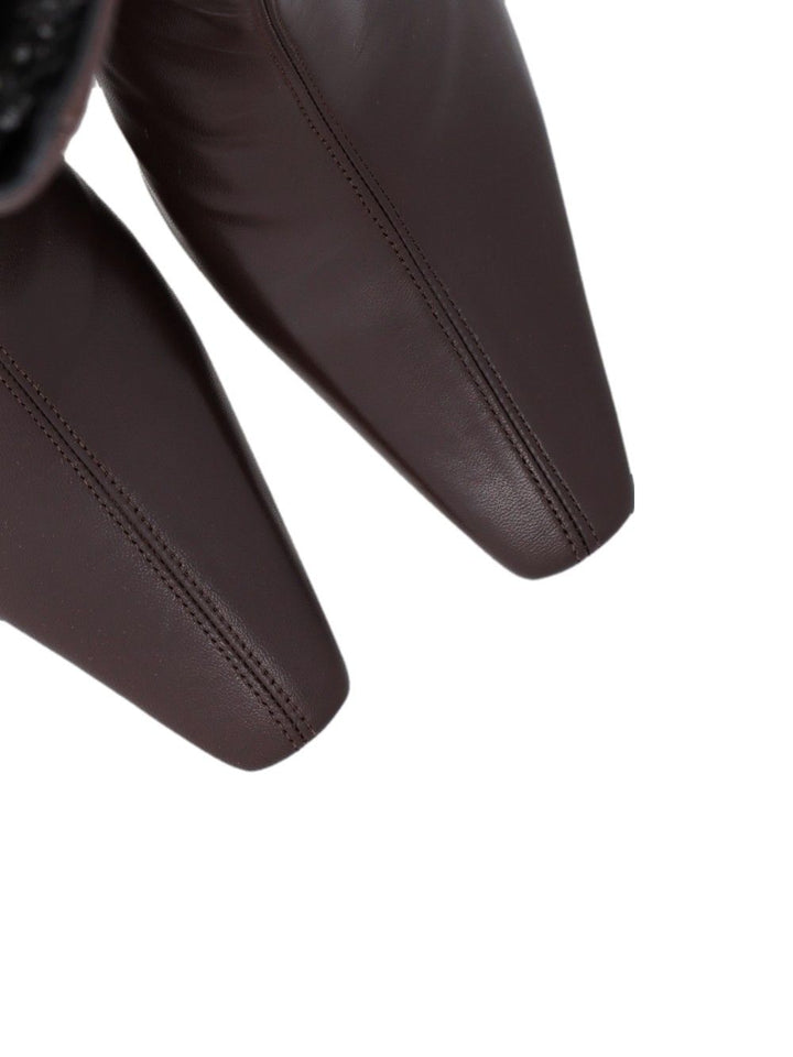 Staud Wally Boot Leather Boots - Marrone | dc736c3770f56316f087b7a201e15e190952524a