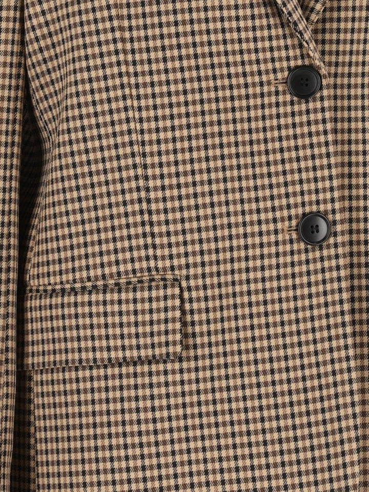 Al Duca D'Aosta Oversized Single-Breasted Blazer Giacche - Beige | 91ce533acfd2622b22855002b3ab1aadaf21b3b2