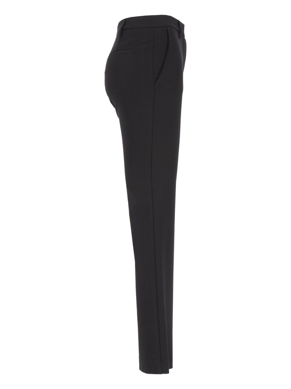 Al Duca D'Aosta Pantalone Trombetta In Punto Milano Light Trousers - Nero | ec3ec6c96b69231012f6b4842650c6ff8c74a624
