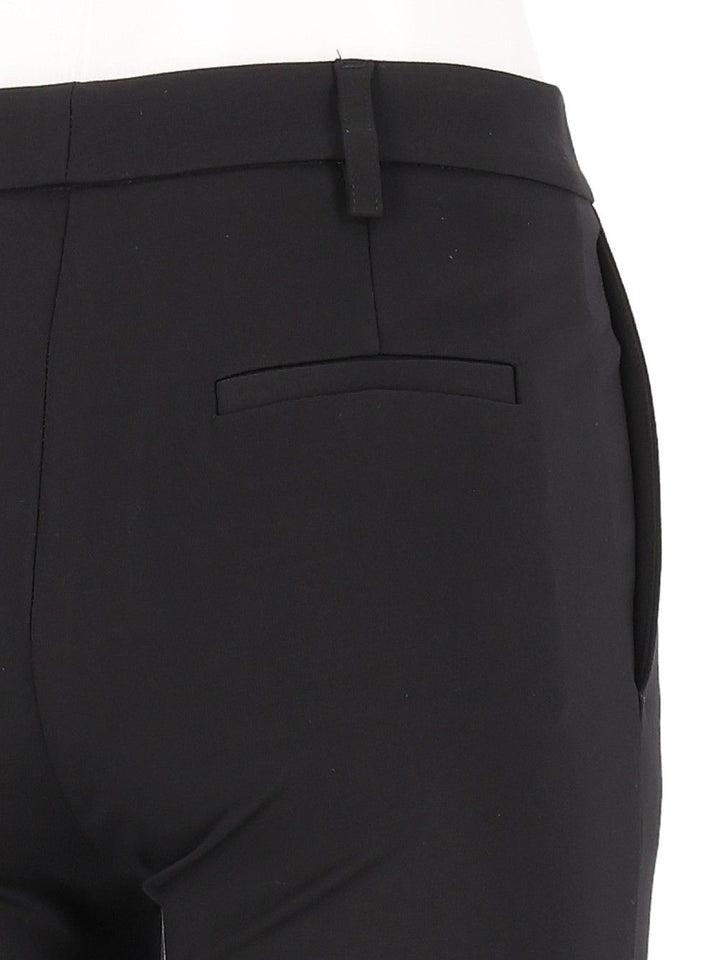 Al Duca D'Aosta Pantalone Trombetta In Punto Milano Light Trousers - Nero | 20f240f443b759d30b1785748ab31e67c3d48154
