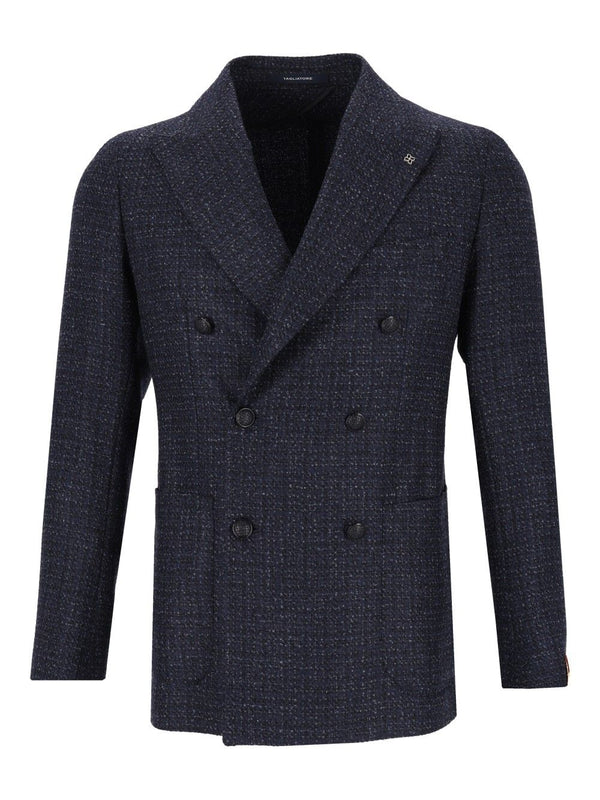 Montecarlo Brust 86 Wolle 14 Polyester Jacken Blau