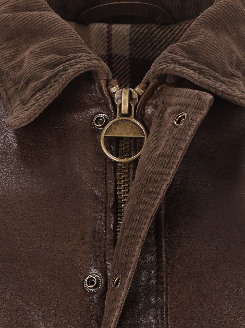 Al Duca D'Aosta Leather Bomber Jacket Giacche - Marrone | 97da3c75412f726147f4ff24e172debfabf85f8a