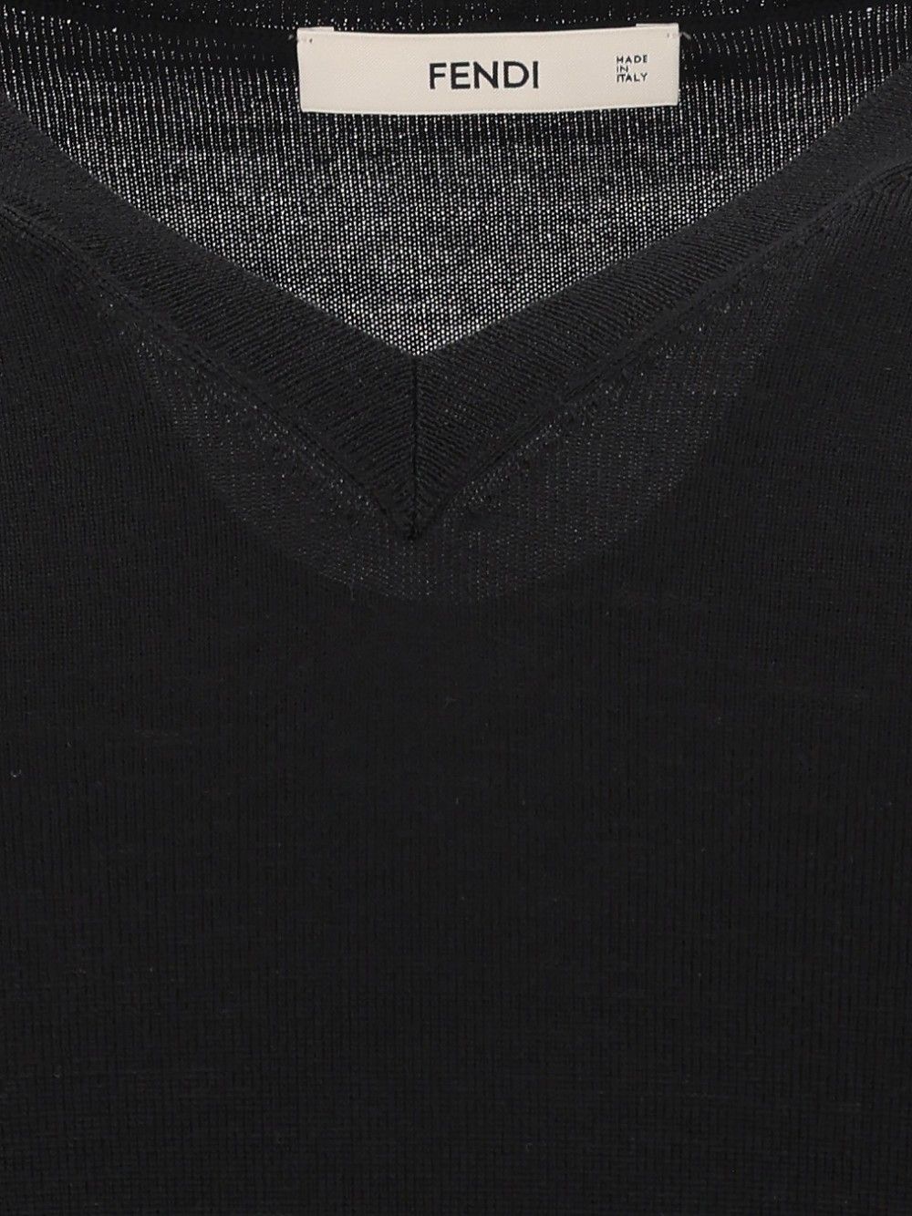 Fendi Merino Wool Sweater Knitwear - Nero | 80940b9ba6edd5e5428943f9603420029618c8d4