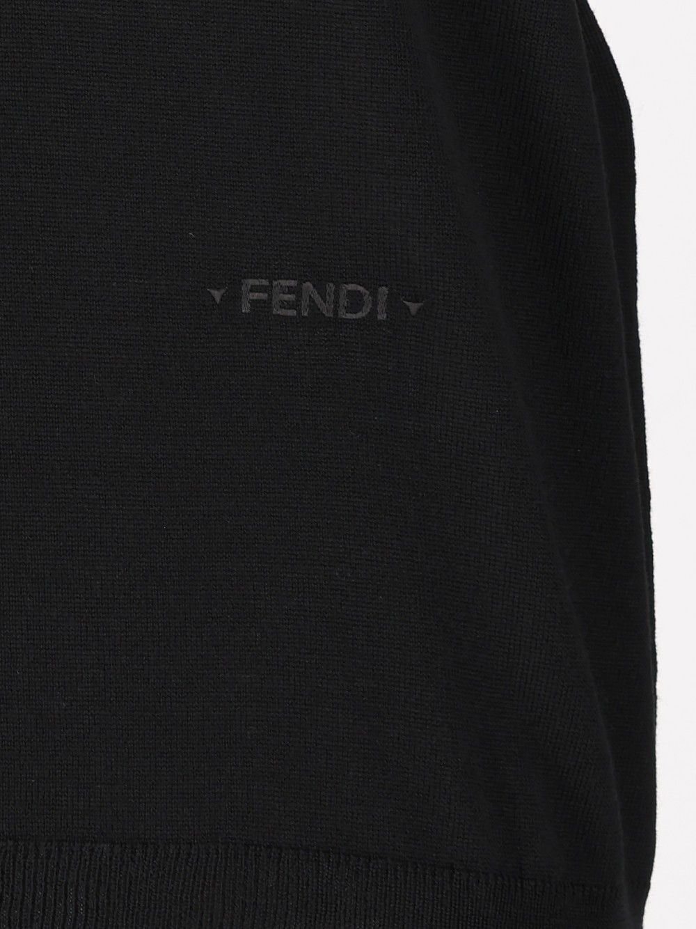 Fendi Merino Wool Sweater Knitwear - Nero | 34799900eccc8de1358cc37b268702da3a9d789c