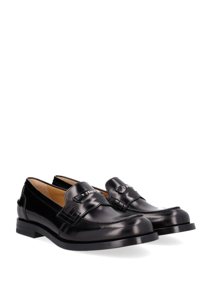Fendi Fendi Ateneo Moccasin Scarpe basse - Nero | b995647e56c9d4cc8c4e7fa492d473b6b77ca28e