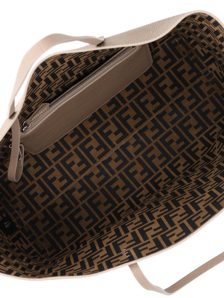 Fendi Roll Medium Shopper Handbags - Beige | fb5ff5e3a39d9287f88db4e8cb1fdbccdcb29067