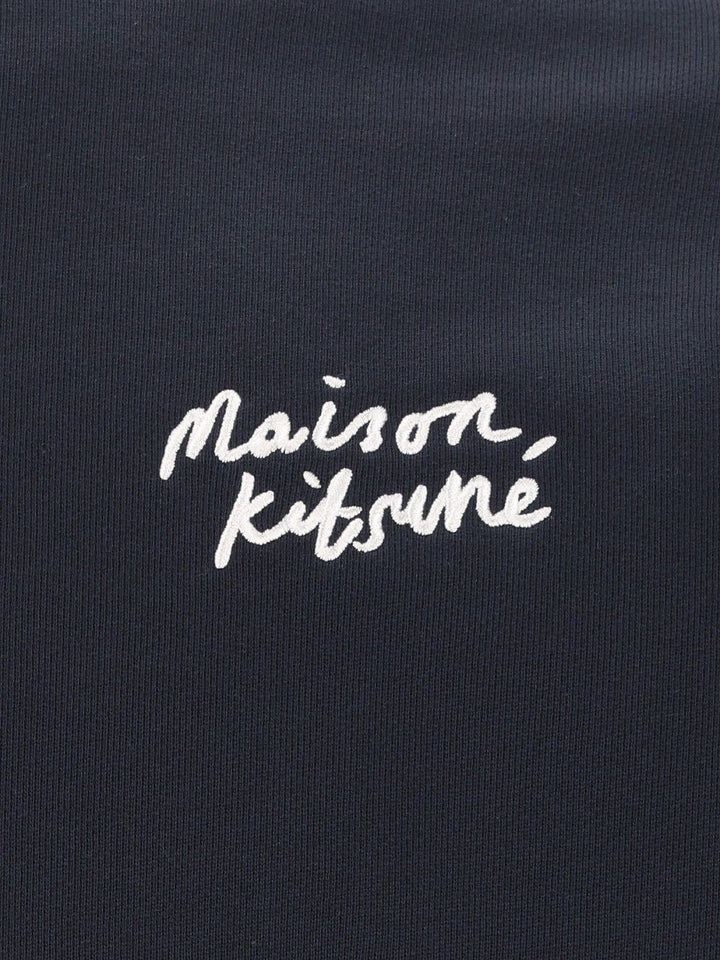 Maison KitsunÉ Maison Kitsuné Handwriting Comfort Sweatshirt Sweatshirts - Blu | 680df3c7c99e8594eb053f5e615e9dcd7792bb41