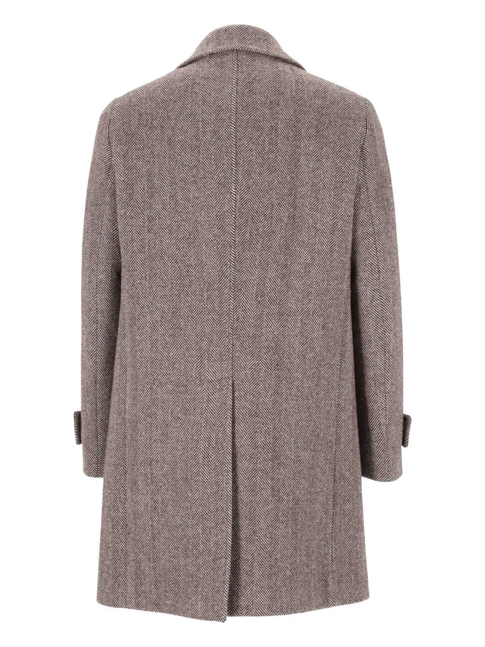Al Duca D'Aosta Tailored Coat Coats - Marrone | f96bb7401f42a7e4c7b0ca18c2b4a5bd9c57f4d8