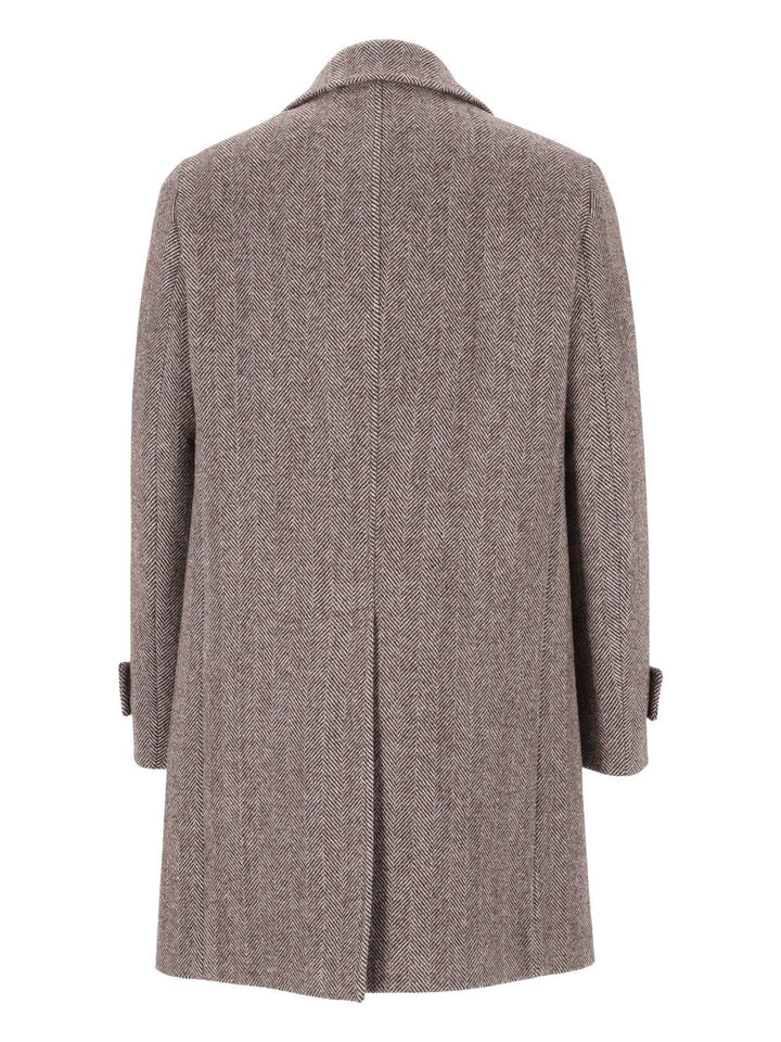 Al Duca D'Aosta Tailored Coat Coats - Marrone | f96bb7401f42a7e4c7b0ca18c2b4a5bd9c57f4d8