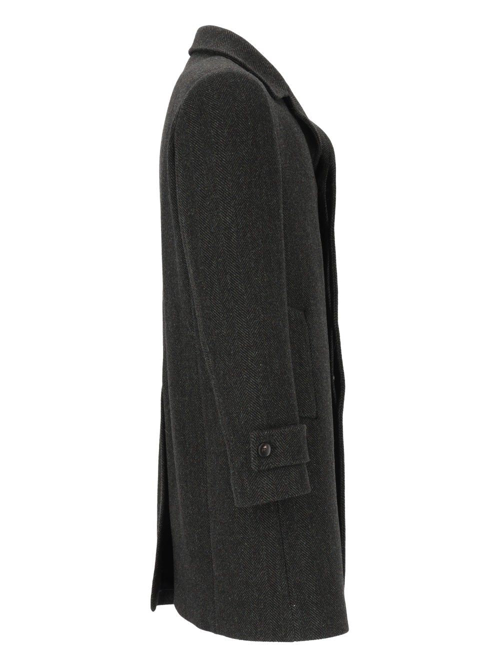 Al Duca D'Aosta Tailored Coat Coats - Verde | 38e925154523fd969820890b04c51bba83d2eaa7