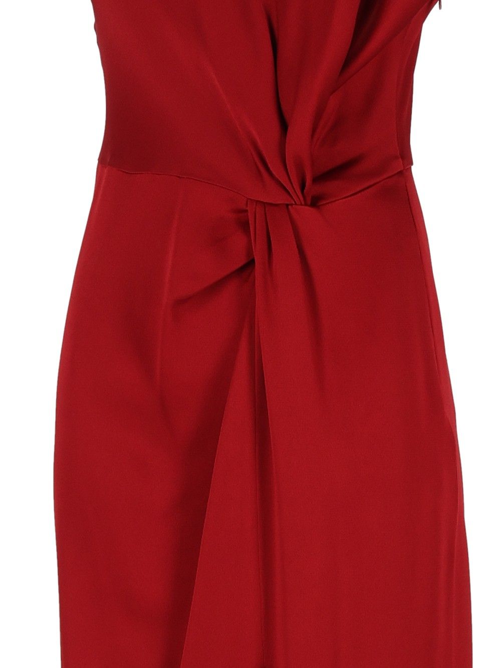 Federica Tosi Abito Lungo Con Spacco Raso Unito Abiti - Rosso | 0308383f7a99f03c1b386862917a6aaea92b00b9