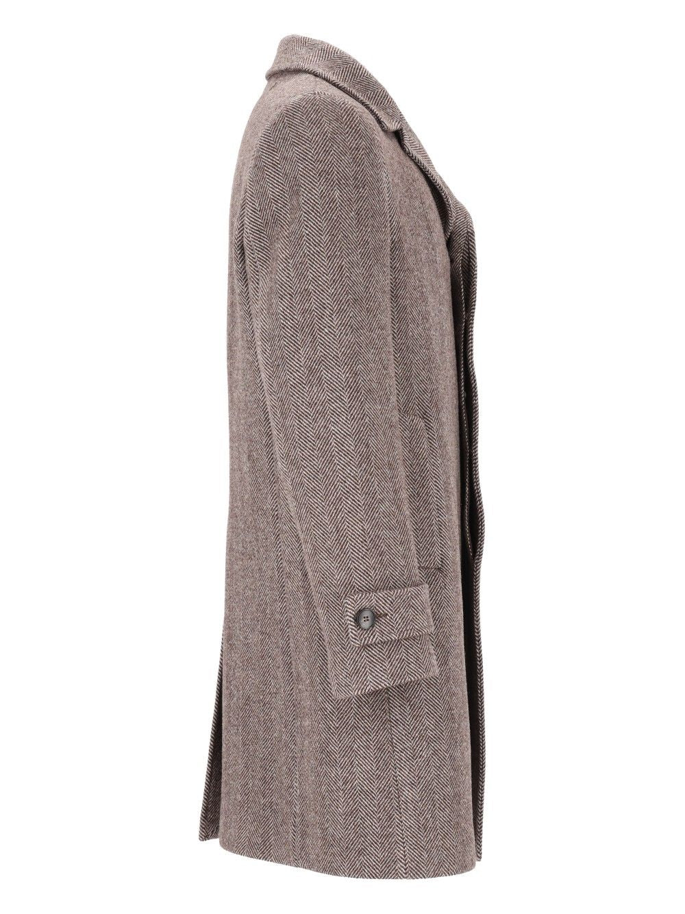 Al Duca D'Aosta Tailored Coat Coats - Marrone | 112a73f133c441f945827f1d91133ba91d4c4f11