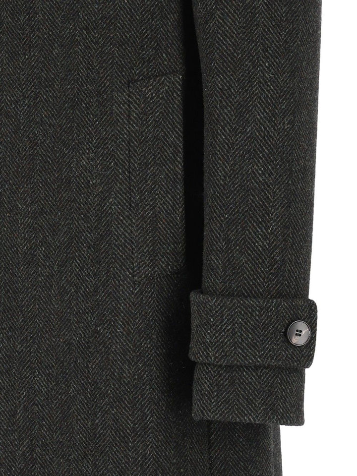 Al Duca D'Aosta Tailored Coat Coats - Verde | c7d09423f5cd2b970846c8a285064adf15bf91ff