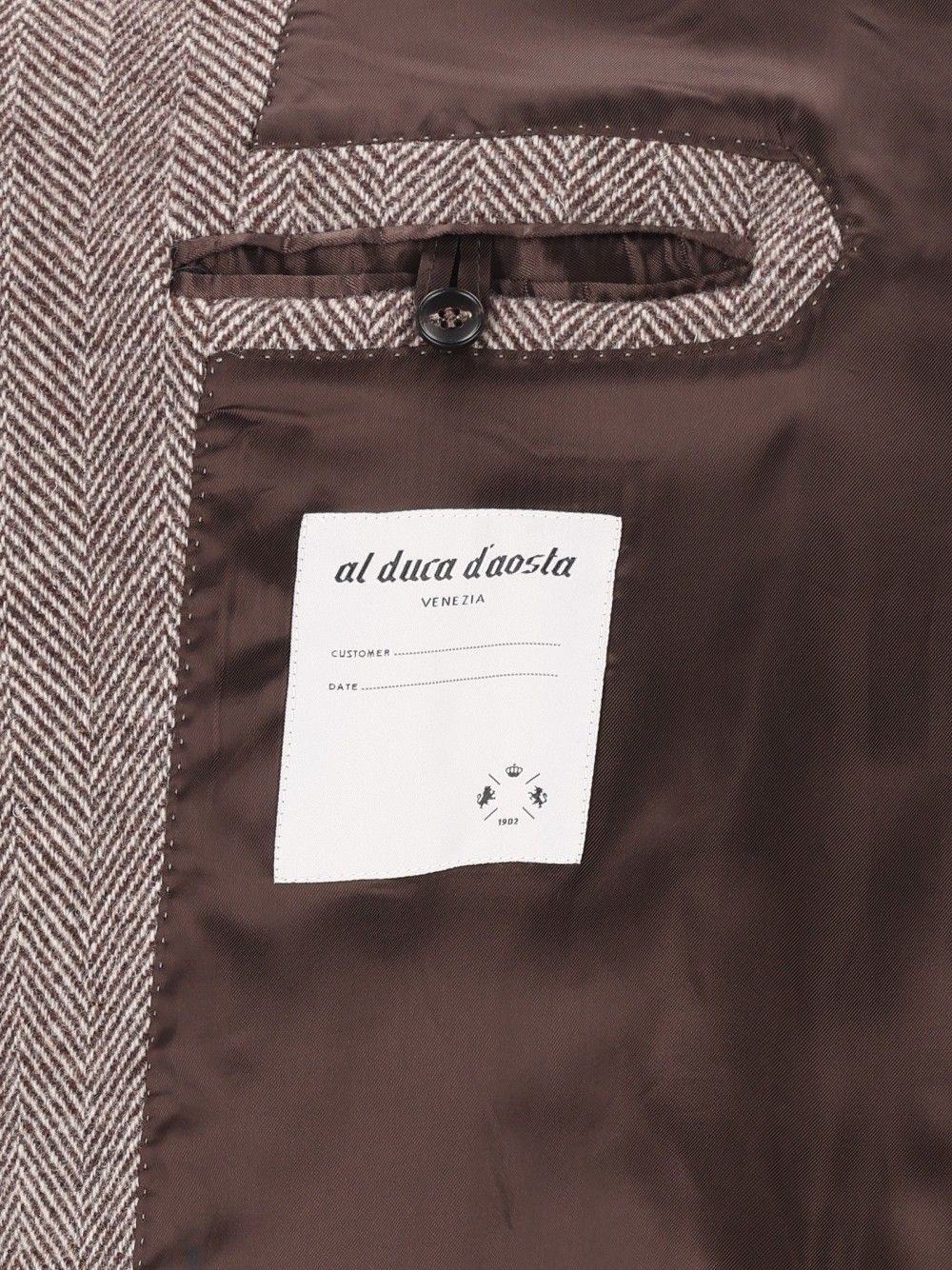 Al Duca D'Aosta Tailored Coat Coats - Marrone | 48e85de39ac1c16944c43d785c0b7378b6a25152