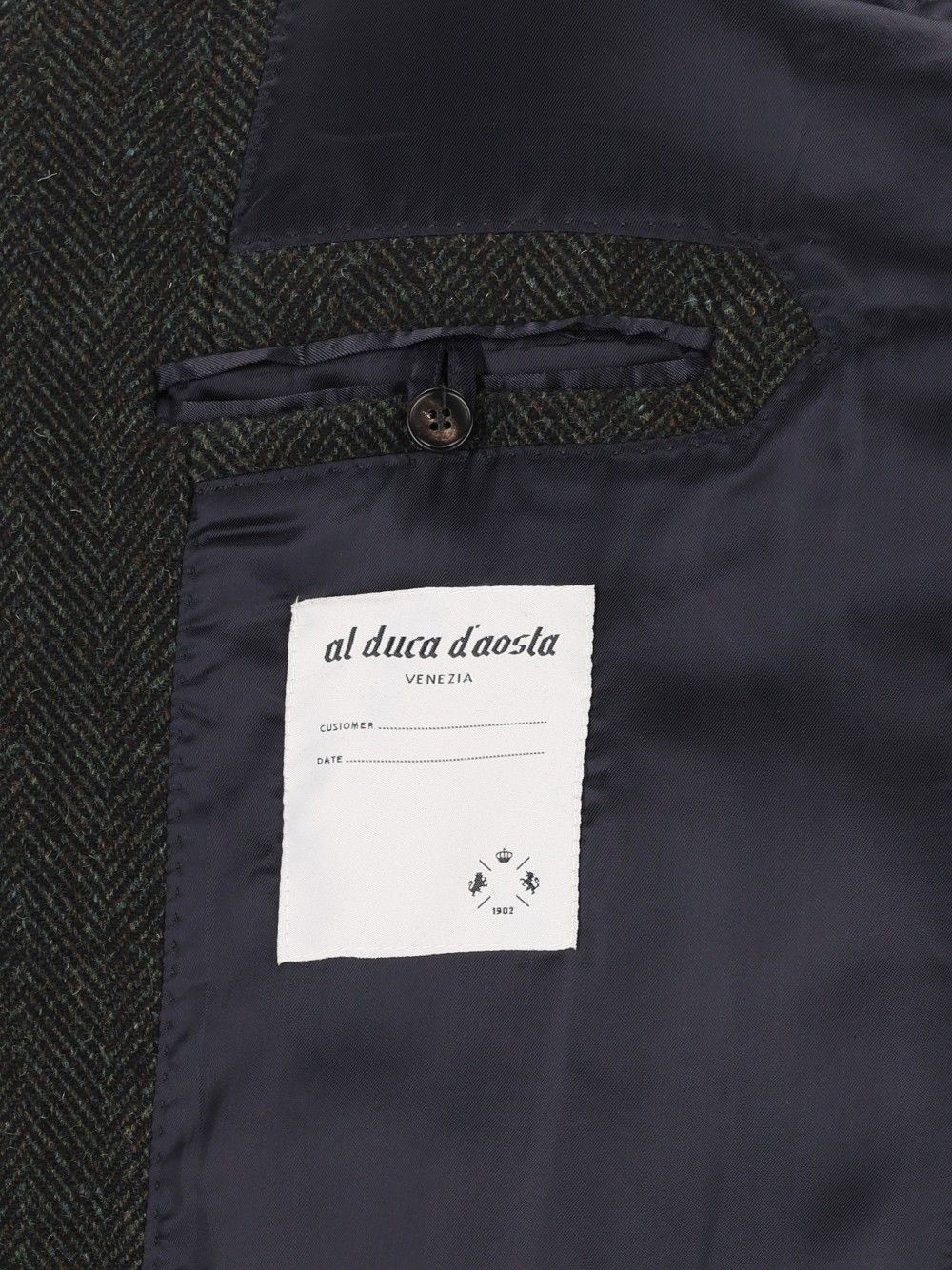 Al Duca D'Aosta Tailored Coat Coats - Verde | a6af42be79fed6579fe5a97422fc61132006bac6