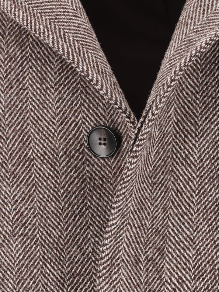 Al Duca D'Aosta Tailored Coat Coats - Marrone | b64ed1ce0f6e2858f085fb11405baafe5a44c001