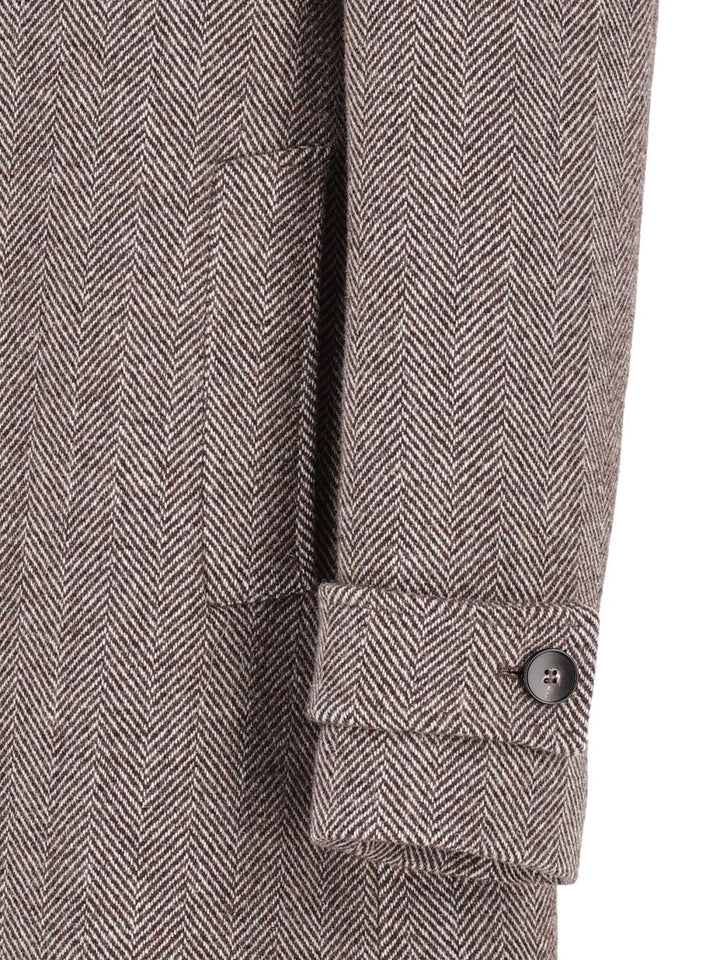 Al Duca D'Aosta Tailored Coat Coats - Marrone | 5c7bc538abda06349d1663f0fdb1032efe95769f