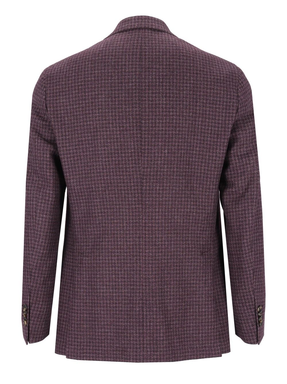 Al Duca D'Aosta Unlined Houndstooth Blazer Giacche - Bordeaux | 56d2c65e815f70e5c7cec336ea4cb00e31360698