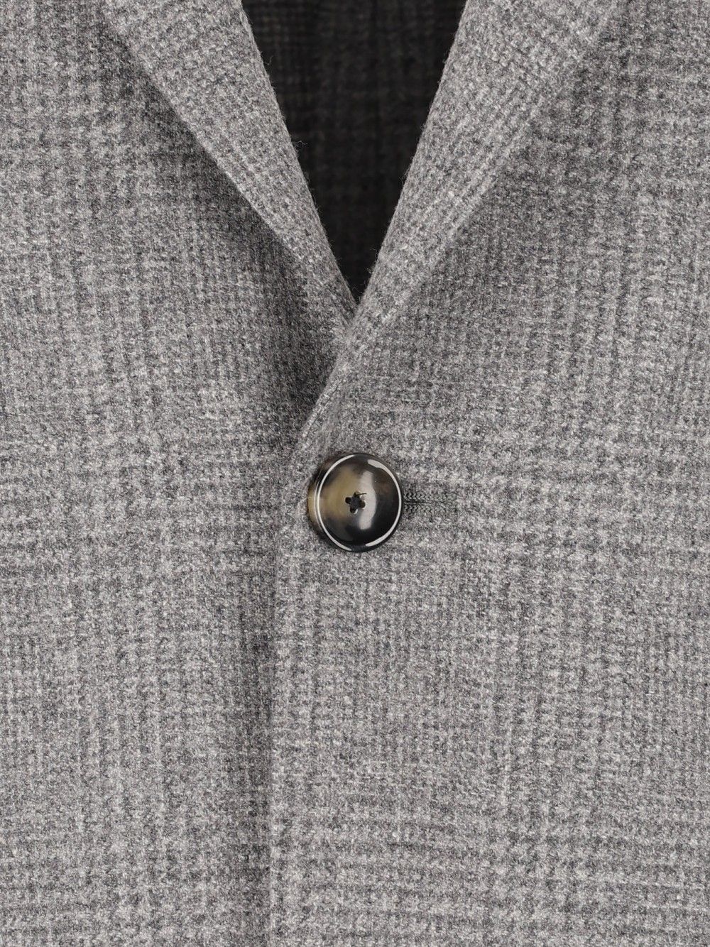 Al Duca D'Aosta Unlined Prince Of Wales Fusion Blazer Giacche - Grey | f1feafcb4221a3a01638a1e0194f789ce17ae5c8