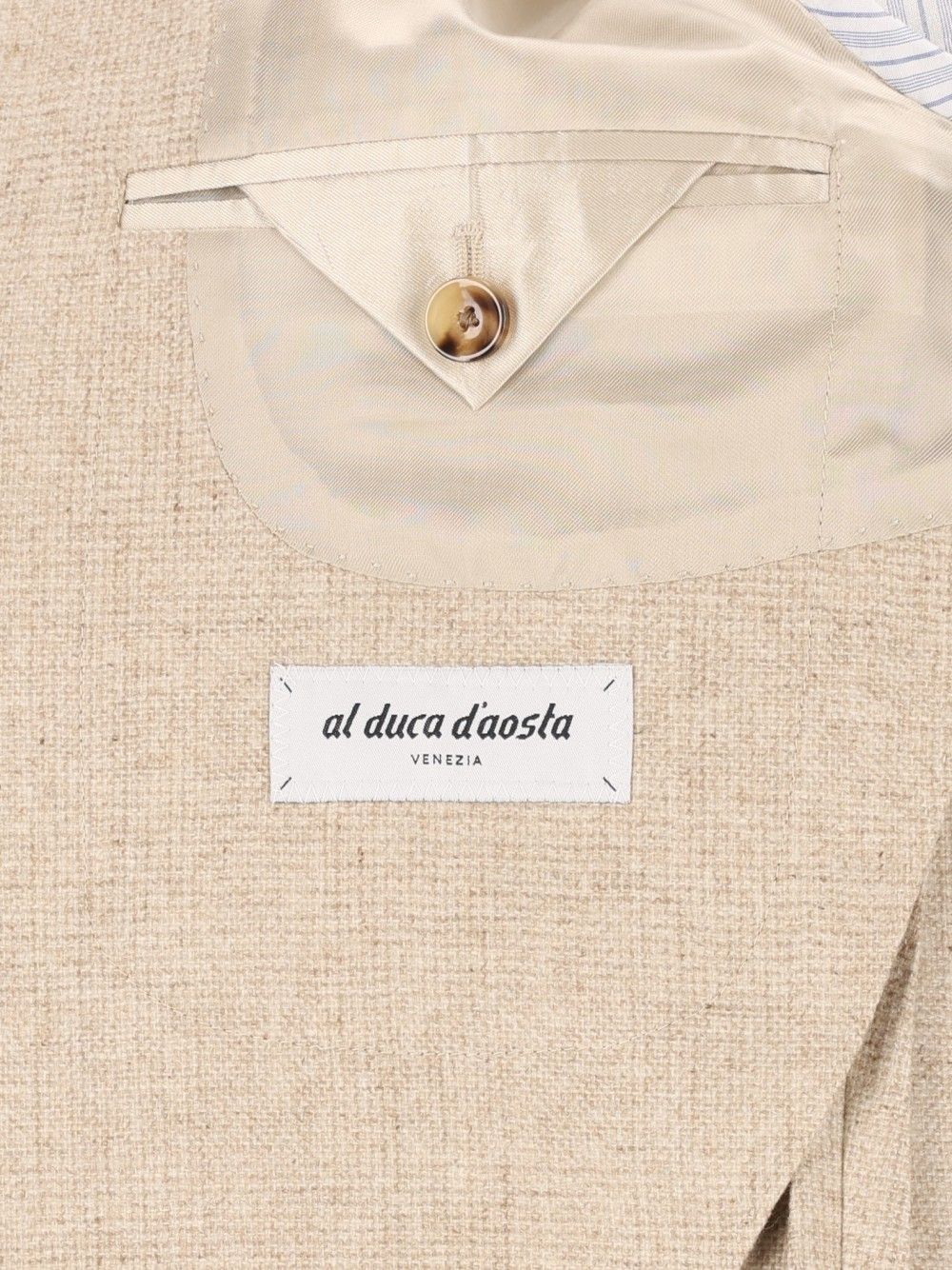Al Duca D'Aosta Unlined Prince Of Wales Fusion Blazer Giacche - Beige | 646e55496d38cdb568bc1bd91eed9a2a7e32ec59