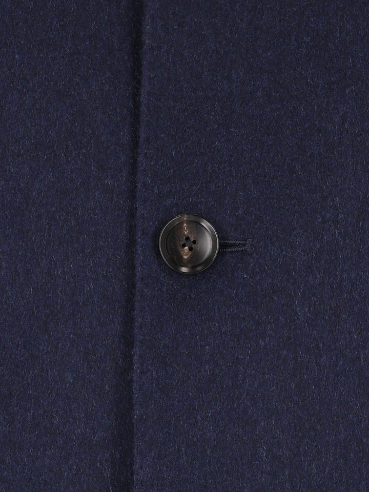 Al Duca D'Aosta Loro Piana Short Cashmere Coat Coats - Blu | d356c03db411e5ce3819a72f097596fcca68e743
