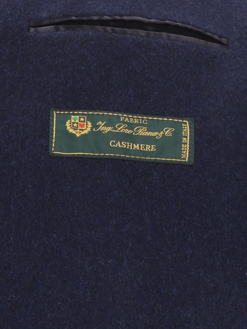 Al Duca D'Aosta Cappotto Corto Sfoderato Loro Piana 100 Cachemire Coats - Blu | 17d85607e6a747d21d933d5ecfd3839787d820c9