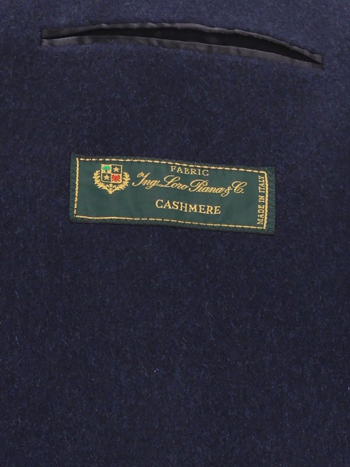 Al Duca D'Aosta Loro Piana Short Cashmere Coat Coats - Blu | f831d9d729502d8bf9488c50005b70cb1ac71c8e