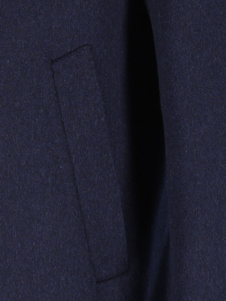 Al Duca D'Aosta Cappotto Corto Sfoderato Loro Piana 100 Cachemire Coats - Blu | 45ae500ceb292c0ed2c4a1ef7baba796553f17d4
