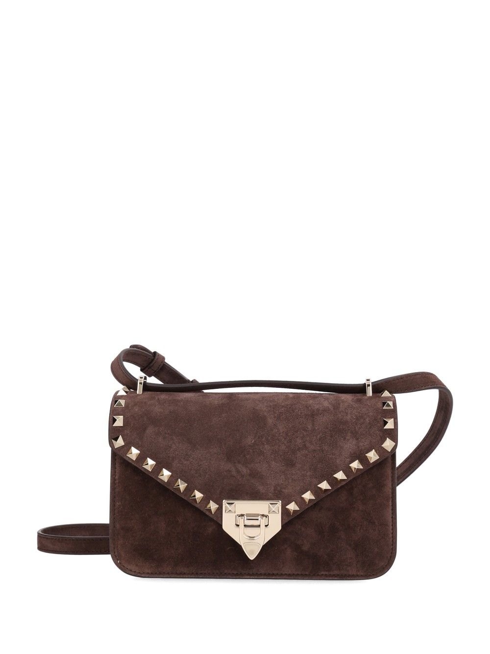 Valentino Garavani Small Rockstud Bag Crossbody Bags - Marrone | 6a7d91911d4751fc4cf4adc6b2a304a4ac4ae844