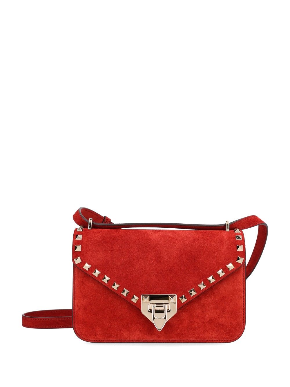 Valentino Garavani Small Rockstud Bag Crossbody Bags - Rosso | 253c4e984ac379d8a3f4315507fa3120a23a38a9