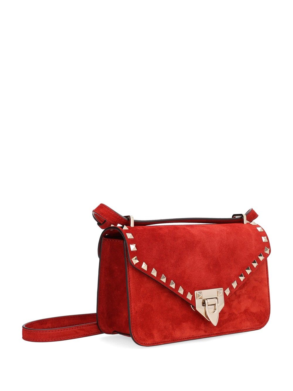 Valentino Garavani Small Rockstud Bag Crossbody Bags - Rosso | 54b9ea4bb4a3c1e822736a568496fb4c352ea54c
