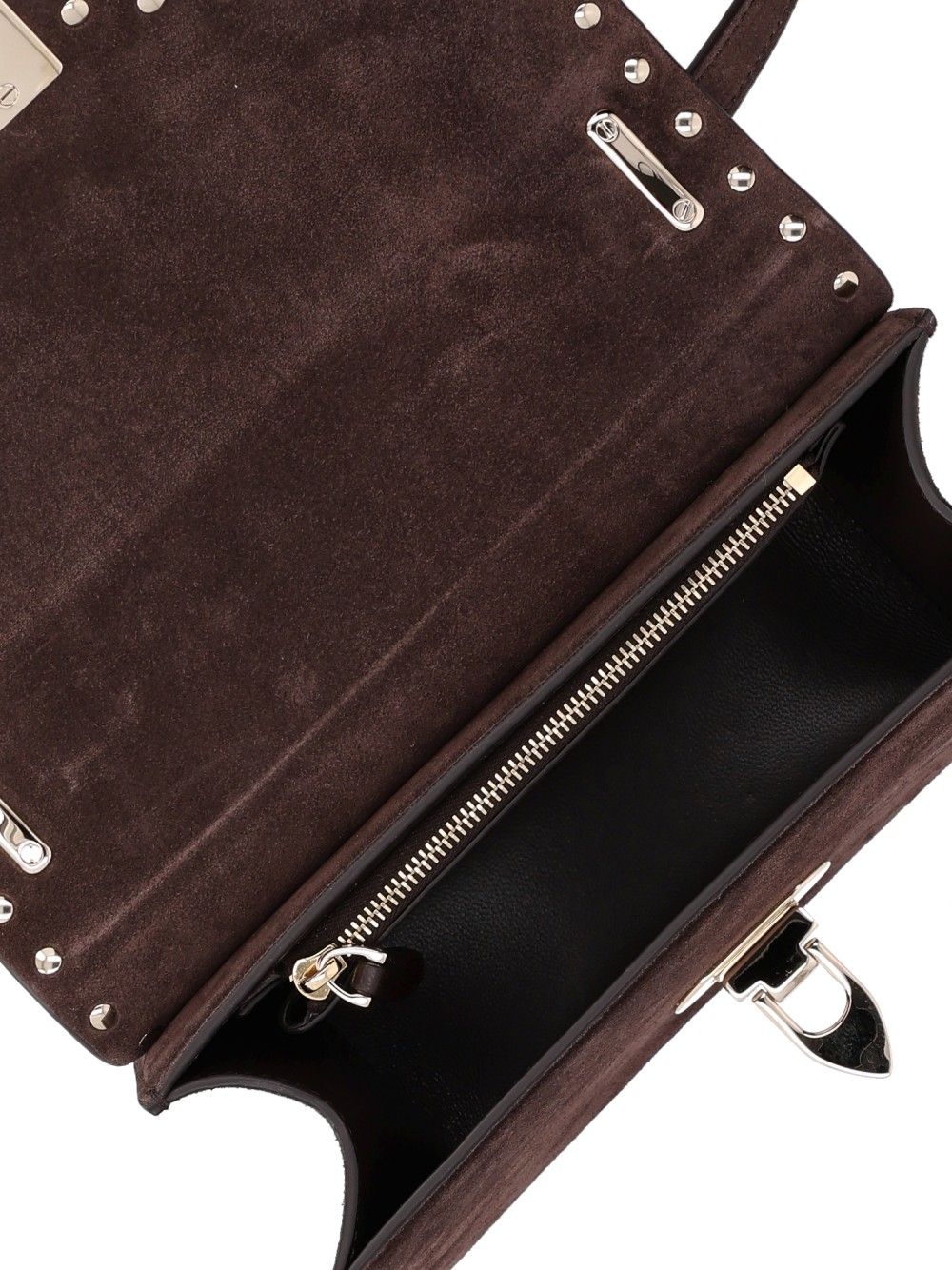 Valentino Garavani Small Rockstud Bag Crossbody Bags - Marrone | 84b48e215698e3e4a731eba996d14cadb1329849