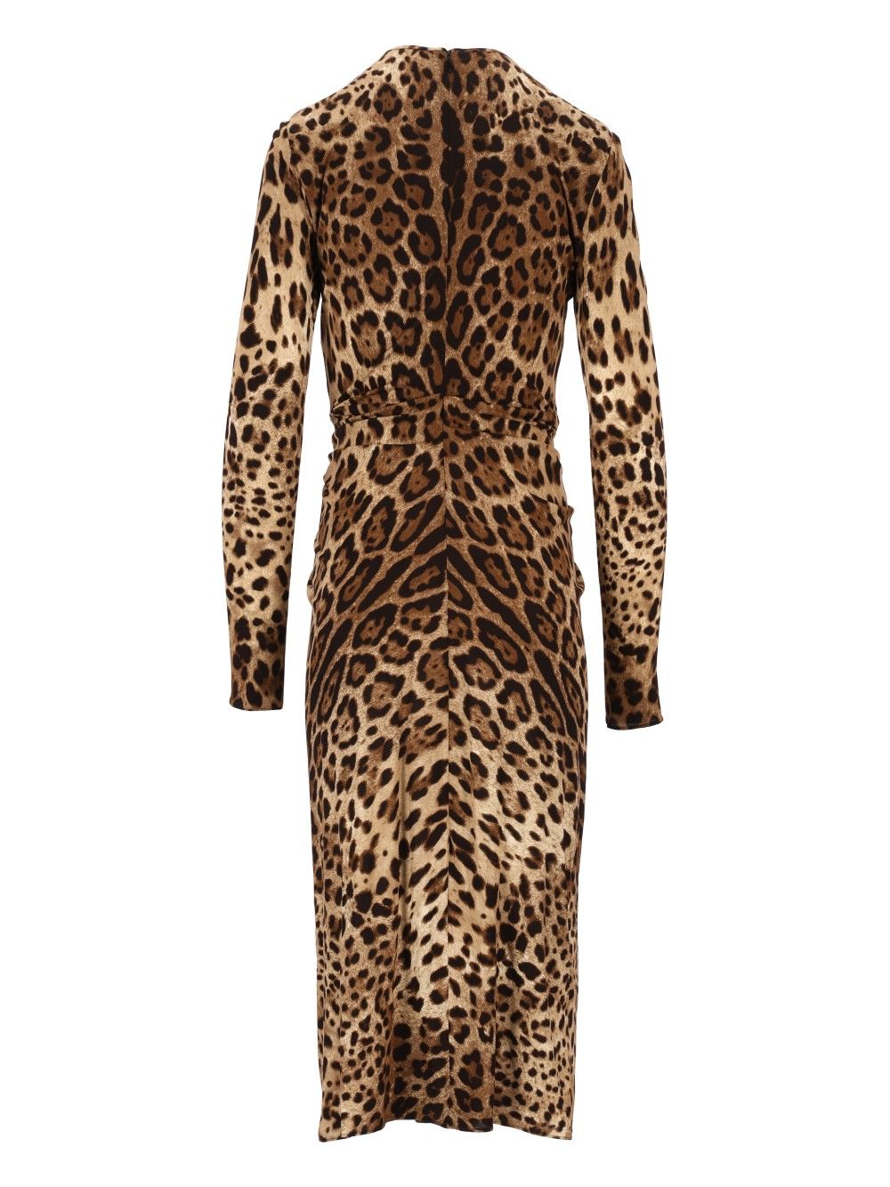 Dolce & Gabbana Viscose Jersey Dress With A Leopard Print Abiti - Animalier | e64a75adb2dd5856474950993b58dc3ec02b5111