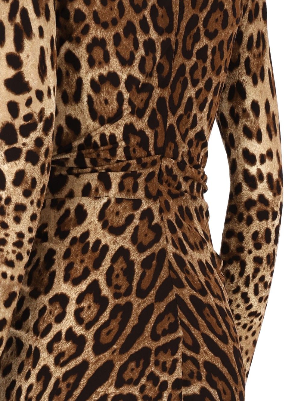 Dolce & Gabbana Viscose Jersey Dress With A Leopard Print Abiti - Animalier | f07624998dddcfc56cba7f489d03088937a2d903