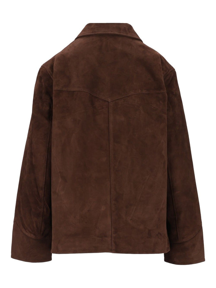 Tory Burch Suede Blazer Giacche - Marrone | debc1db66773917dd491b2a006fa0ca811e706d5