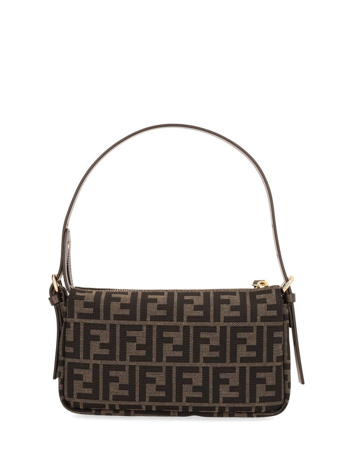 Fendi Zip Top Small Shoulder Bags - Marrone | 4e4ee2c9a0b70d47880654e26e54a404d3b3de4f