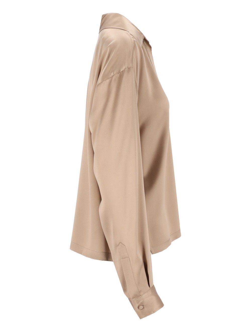 Tom Ford Peach-Feel Silk Satin Polo Shirts - Beige | 4b2fae4c185be1282a10331ab1c8654db78e1a45