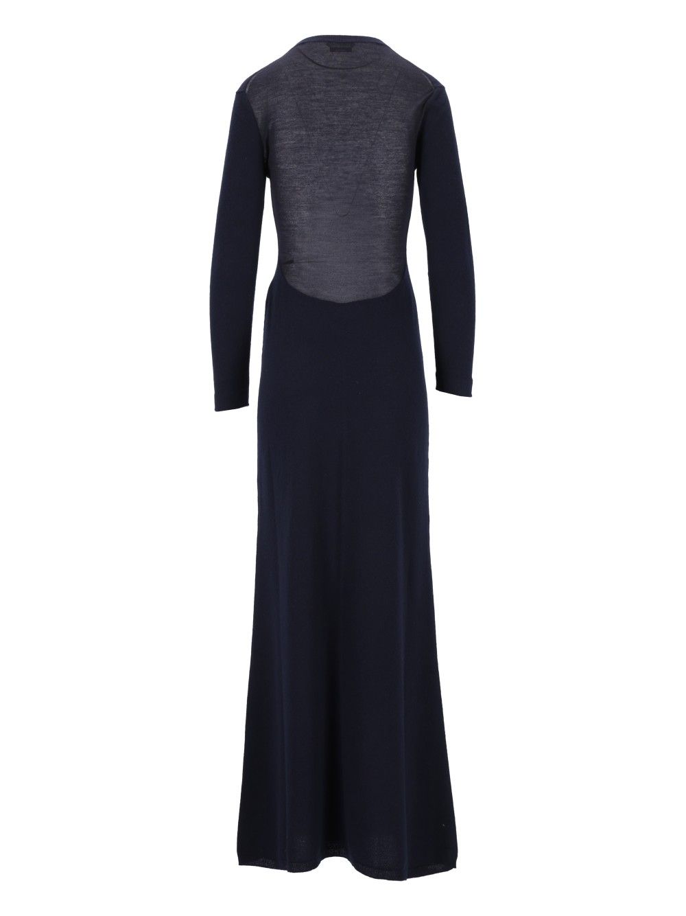 Tom Ford Featherweight Cashmere Silk And Mid Gauge Cotton Cashmere Multigauge Long Crewneck Dress Abiti - Blu | 29ac4243f2986e42a08c1e74508ef814ee978ee2