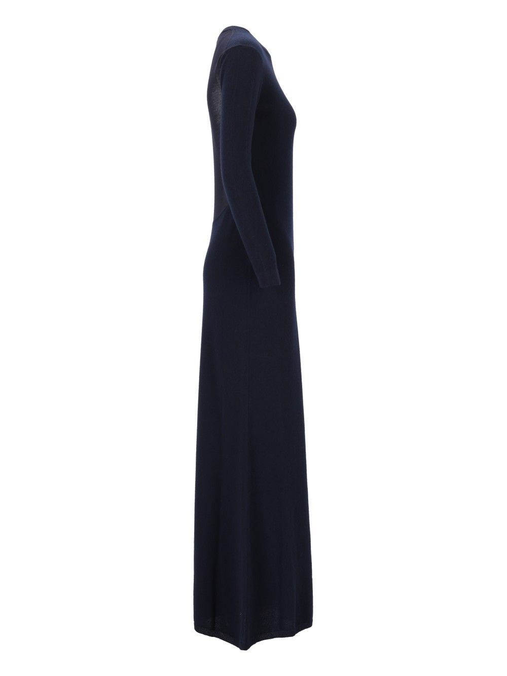 Tom Ford Featherweight Cashmere Silk And Mid Gauge Cotton Cashmere Multigauge Long Crewneck Dress Abiti - Blu | 8ca586a6146f825dafbf4893719a219cfee85376